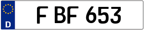 Truck License Plate